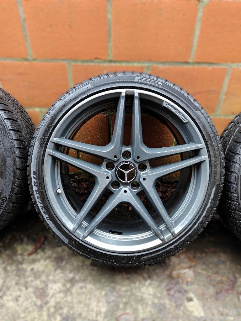 Jantes AMG C63 original en 19 pouce, Pneus et Jantes, Pneus hiver, Utilisé, 265 mm