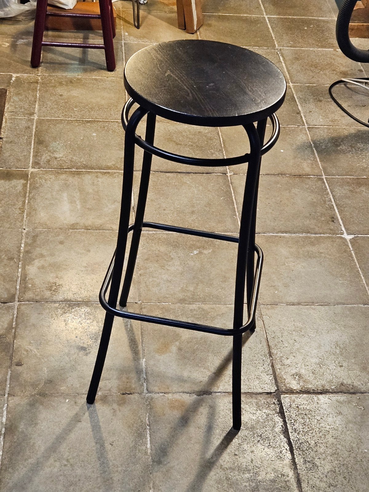 tabouret de bar ikea, Maison & Meubles, 1 tabouret, Avec repose-pieds, Enlèvement, Utilisé