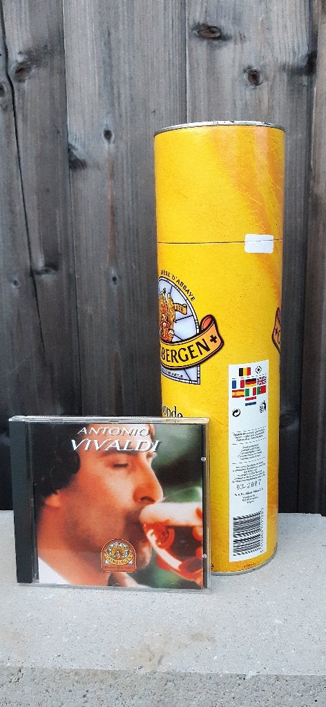 bier Grimbergen fleskoker + CD extrait du disque Vivaldi, Ophalen of Verzenden, Nieuw, Overige typen, Overige merken