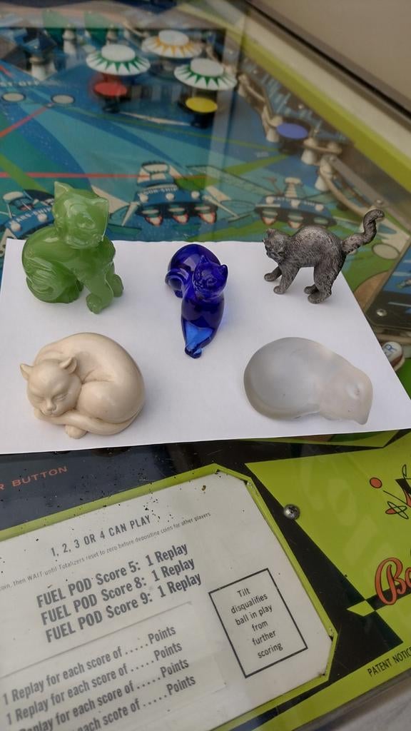5 Franklin mint kattenbeeldjes in goede staat., Verzamelen, Ophalen of Verzenden