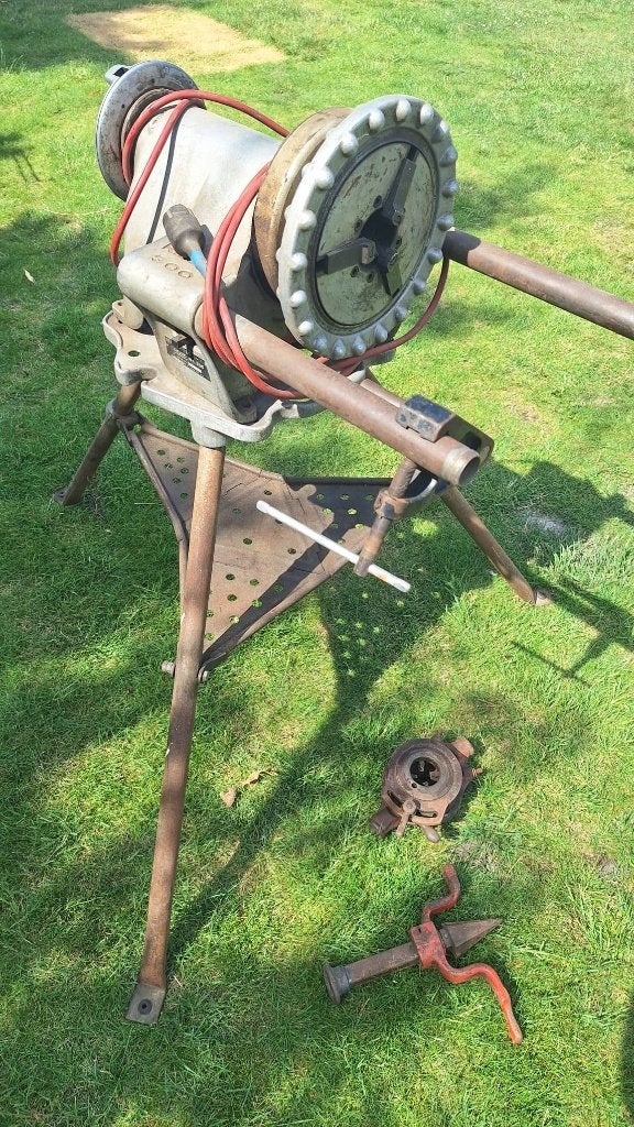 Ridgid 300 draadmachine, Ophalen, Gebruikt