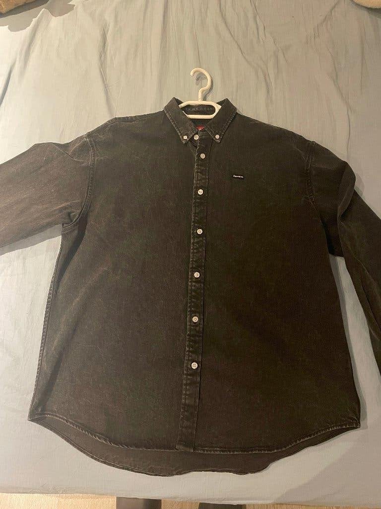 Supreme shirt/overshirt, Ophalen of Verzenden, Zo goed als nieuw, Zwart, Supreme
