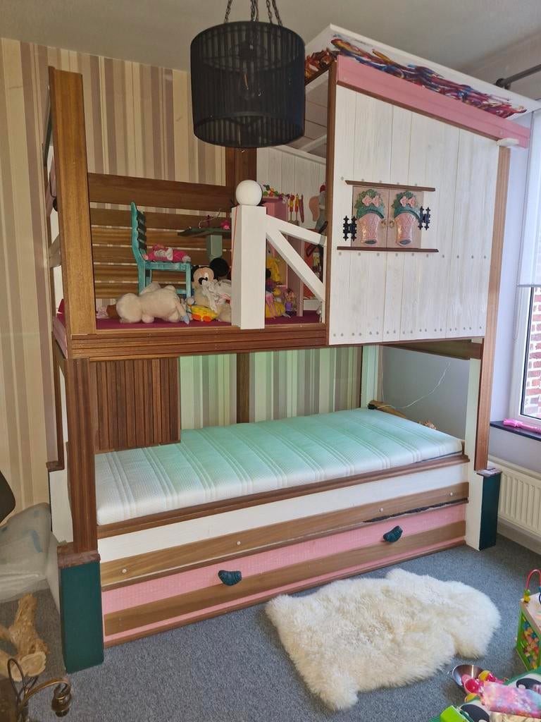 Te koop: Kinder stapelbed / speelbed –  goed als nieuw, Ophalen