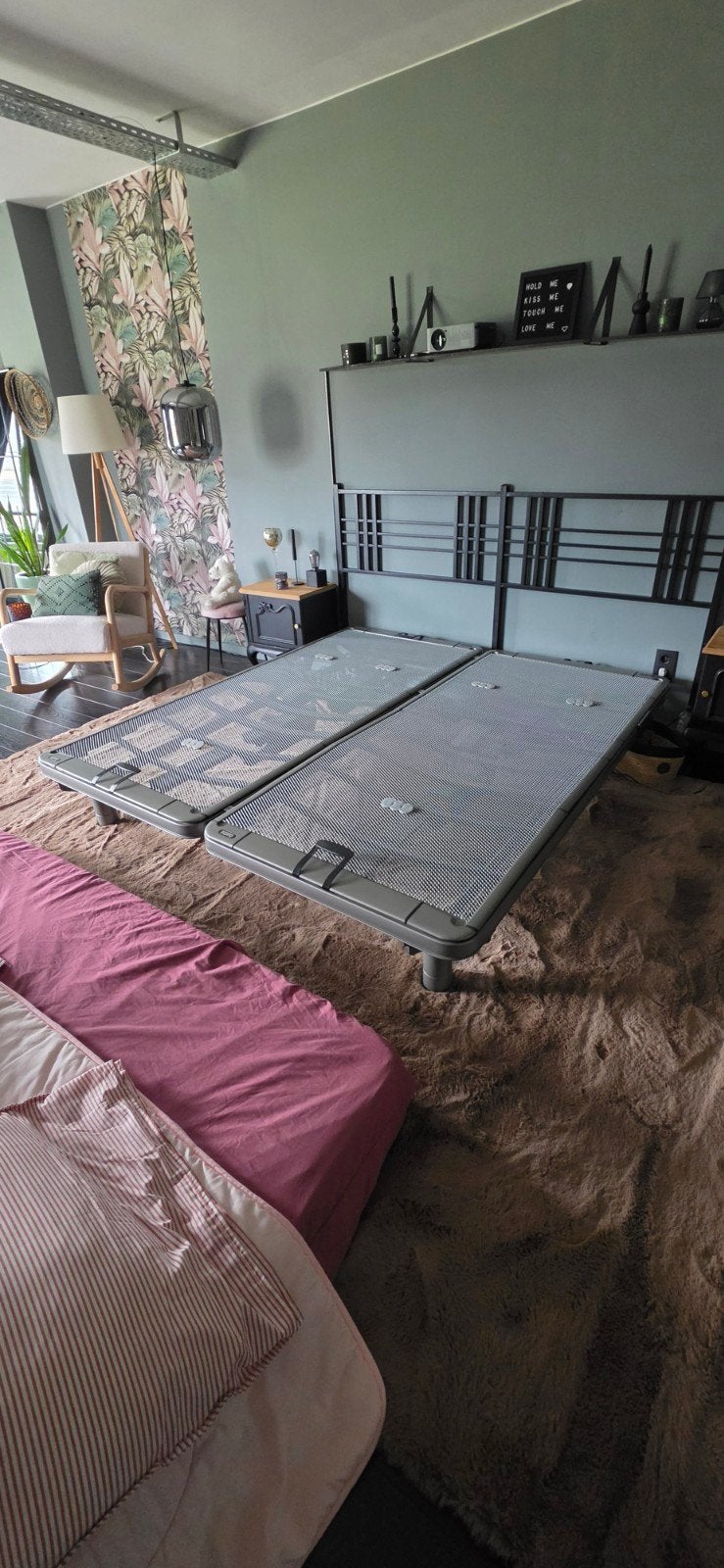 bed auping 180 cm, Enlèvement, Utilisé, 180 cm, 200 cm