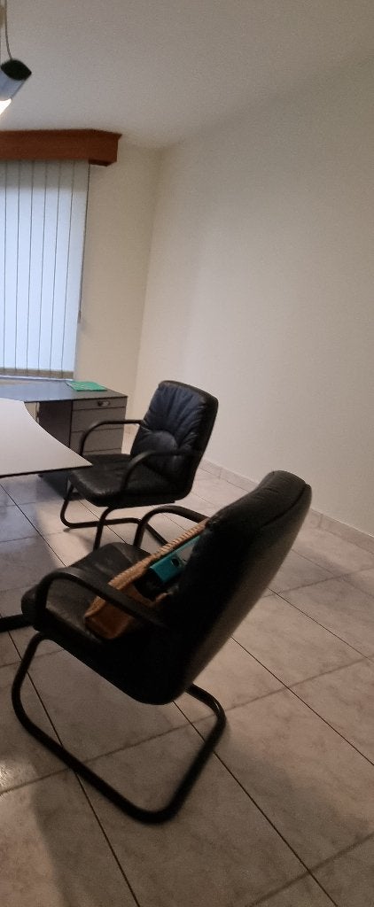 Zwarte bureau stoelen te koop, Enlèvement, Utilisé, Noir, Chaise de bureau