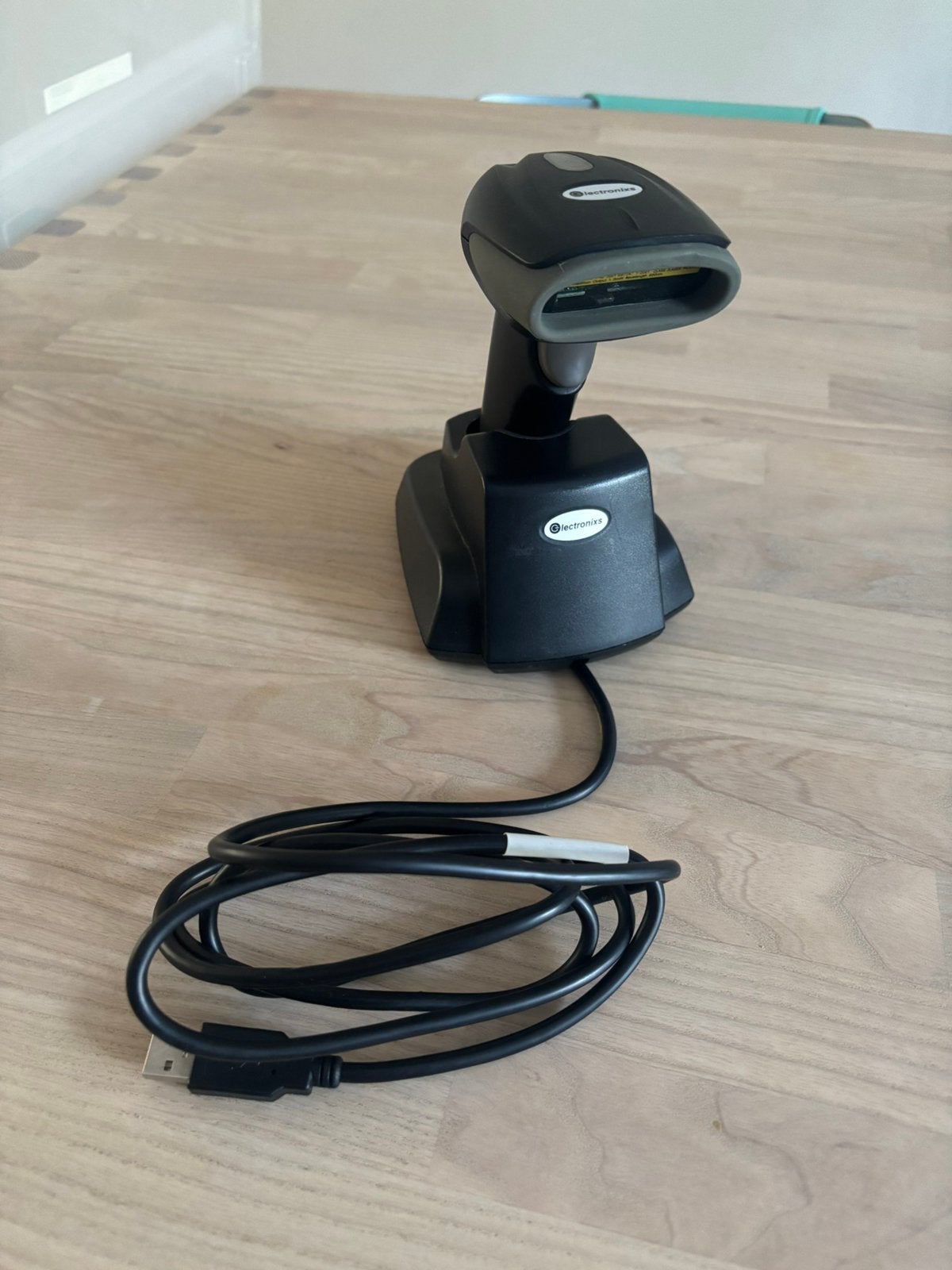 Electronixs Draadloze Barcode Scanner met Oplaadstation, Computers en Software, Scanners, Ophalen, Gebruikt