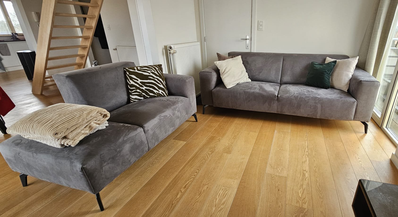 3 zit zetel + chaises longues Xoon, Enlèvement, Comme neuf, Cuir