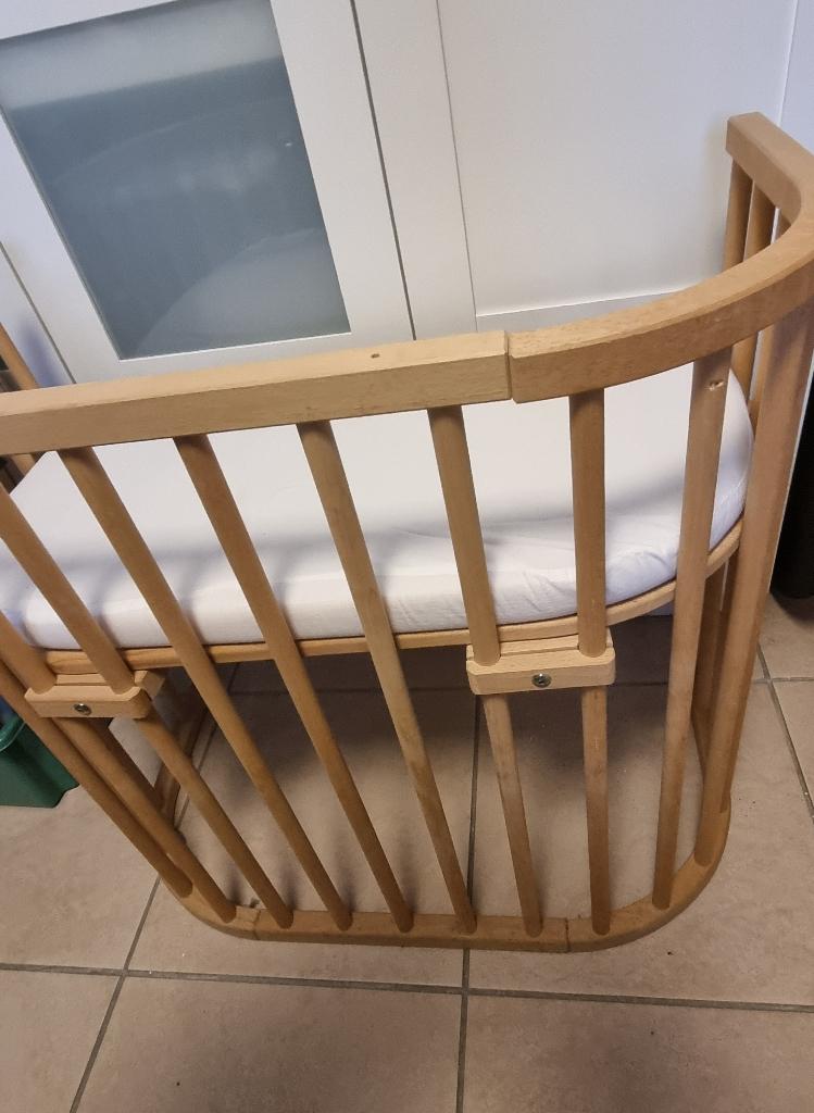 Lit cygogne, Kinderen en Baby's, Kinderkamer | Bedden, Ophalen, Nieuw, Minder dan 140 cm