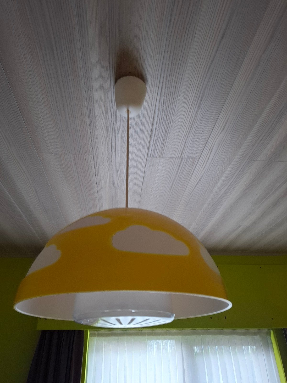 Hanglamp kinderkamer, Kinderen en Baby's, Ophalen, Gebruikt, Geel, IKEA
