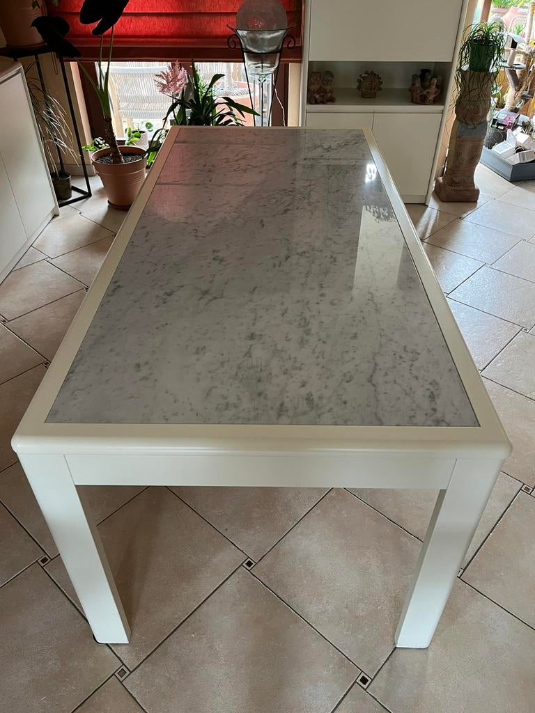 Tafel marmer, Ophalen, Gebruikt, 50 tot 100 cm, Vijf personen of meer