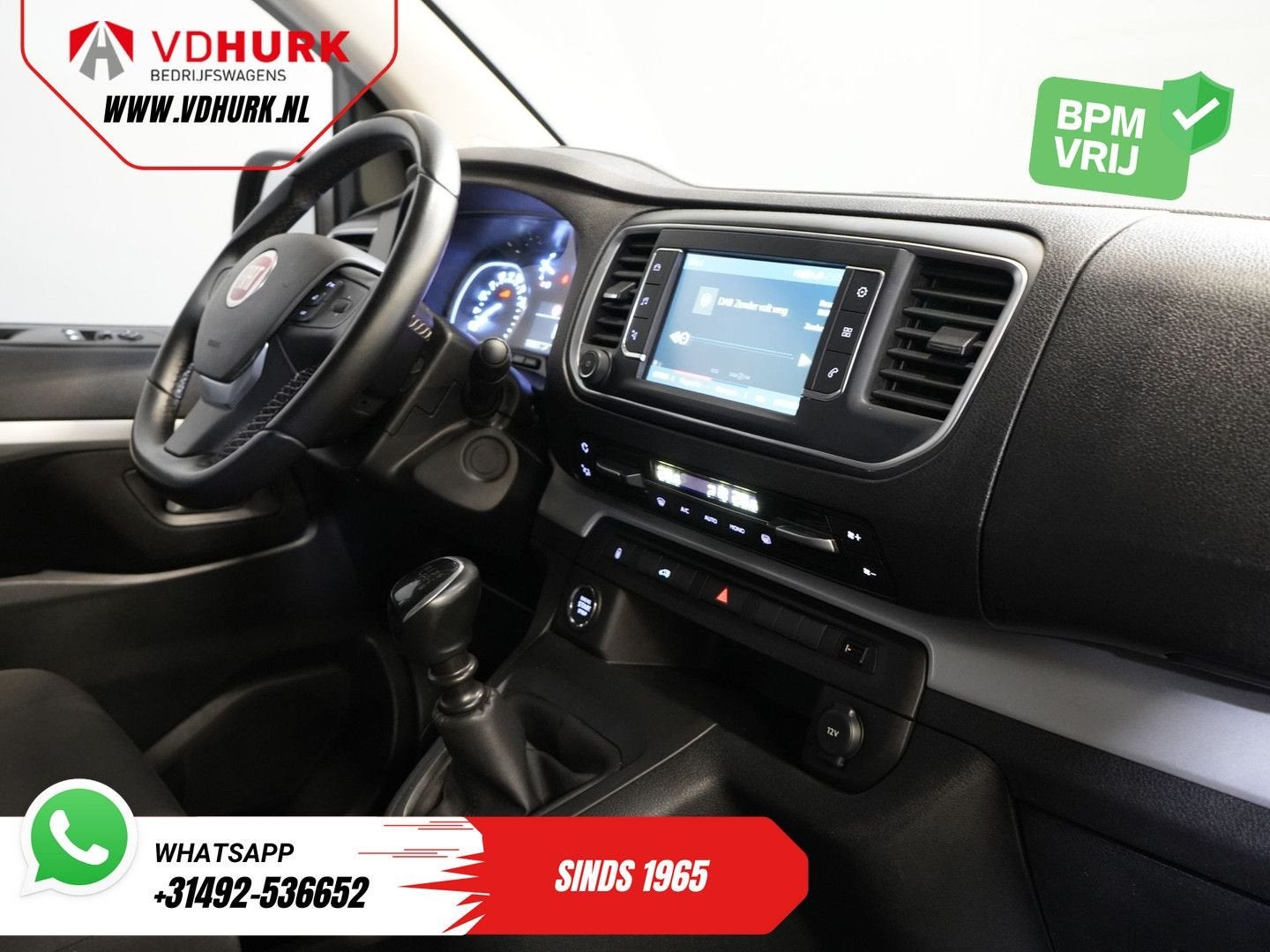 Fiat Scudo 2.0 MJ 145 pk L3 BPM VRIJ! (DEMO) Adapt.Cruise/ C, Auto's, Parkeersensor, Bedrijf, 0 g/km, Handgeschakeld