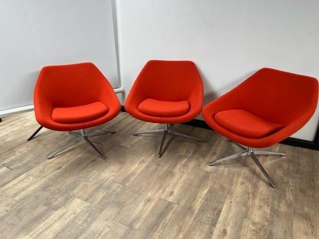 Allermuir fauteuil A640 (rood/oranje), Ophalen, Rood