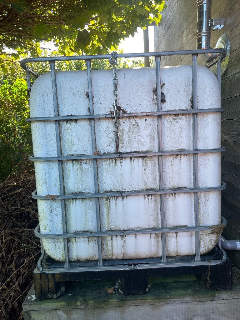 2 IBC containers van elk 1000 liter, Ophalen, Gebruikt