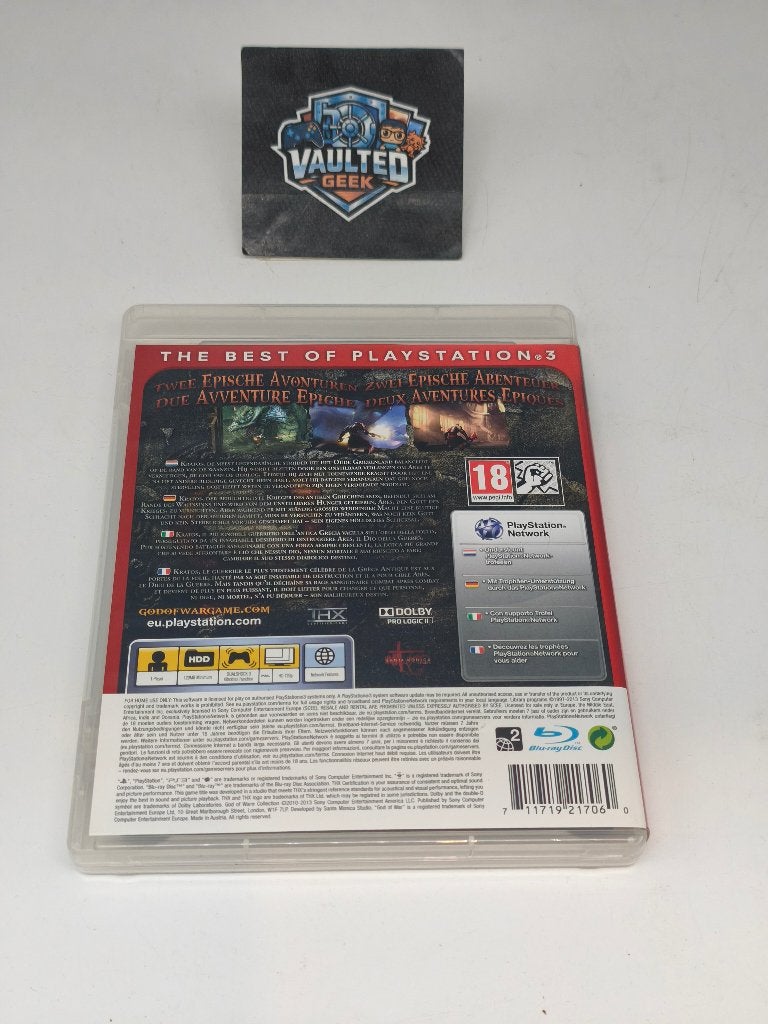 God Of War Collection PS3, Ophalen of Verzenden, Zo goed als nieuw