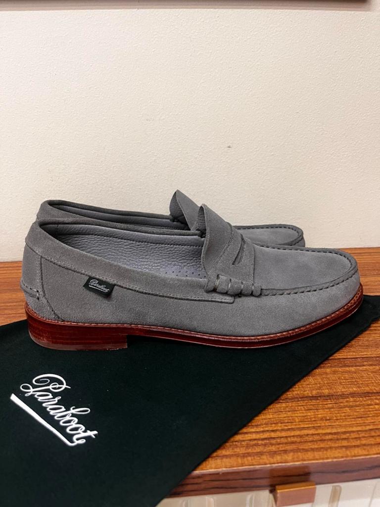 Paraboot loafers khaki grijs maat 9/43, Kleding | Heren, Schoenen, Overige kleuren, Ophalen of Verzenden, Zo goed als nieuw, Espadrilles of Moccasins