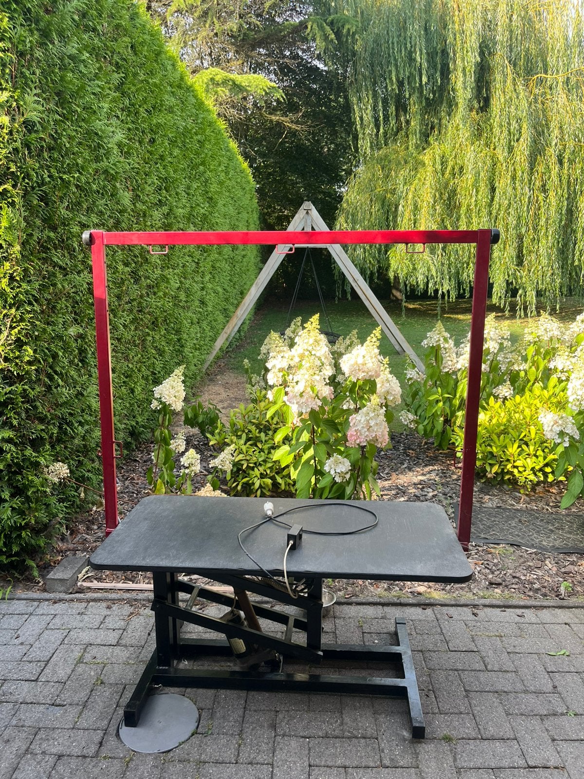 Trimtafel, Jardin & Terrasse, Chaises longues, Enlèvement, Utilisé