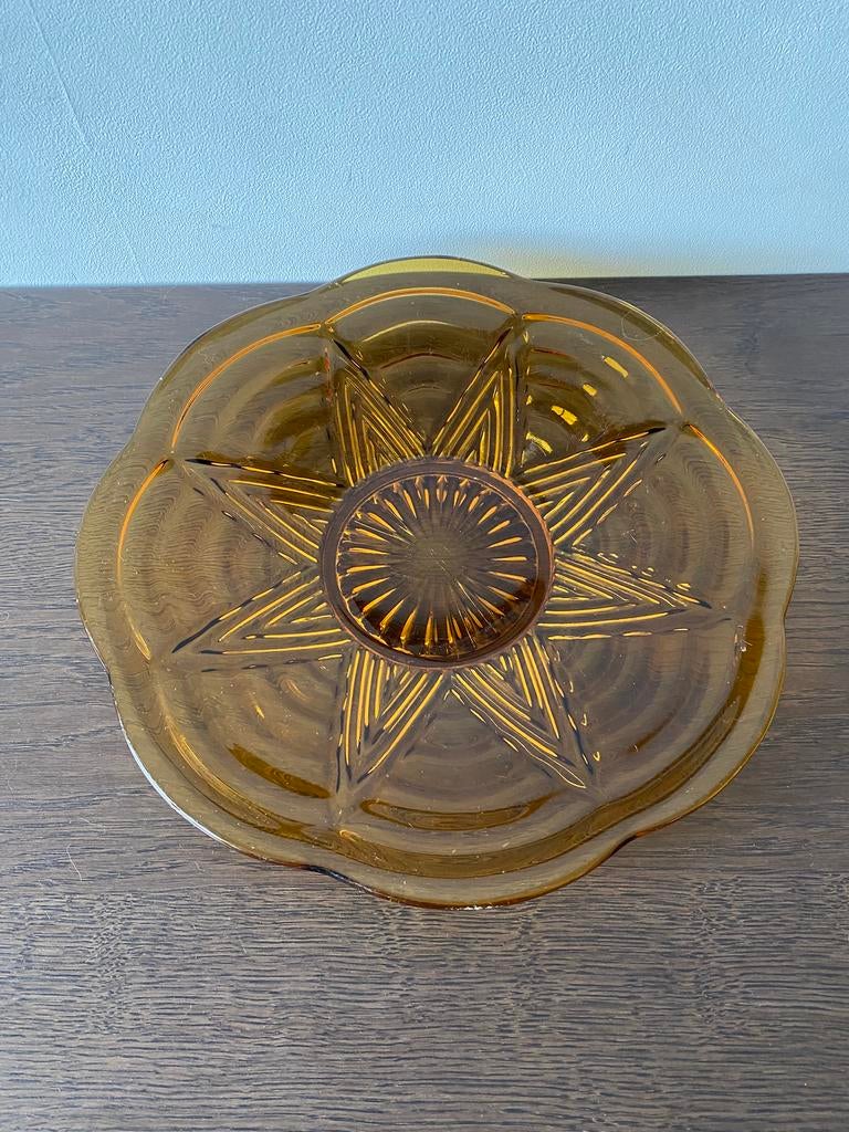 Vintage art deco fruitschaal, Ophalen