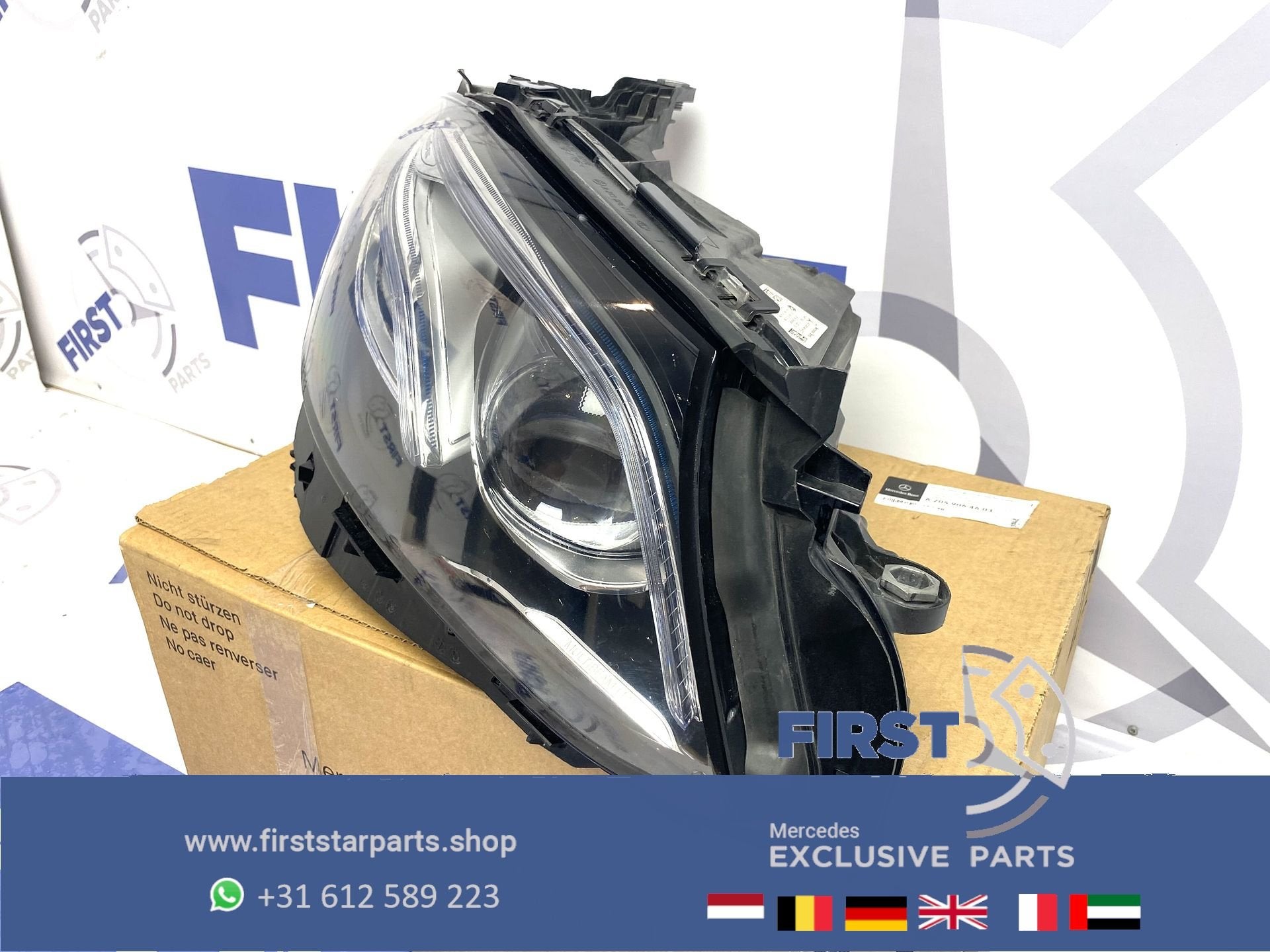 W213 E43 E53 E63 AMG LED MULTIBEAM KOPLAMP RECHTS Mercedes E, Auto-onderdelen, Verlichting, Gebruikt, -, Ophalen of Verzenden