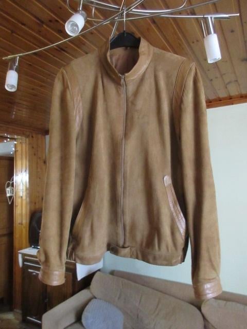 Blouson Emme Fashion homme peau (cuir) Taille L. Italie, Enlèvement ou Envoi, Porté, Taille 48/50 (M), Emme