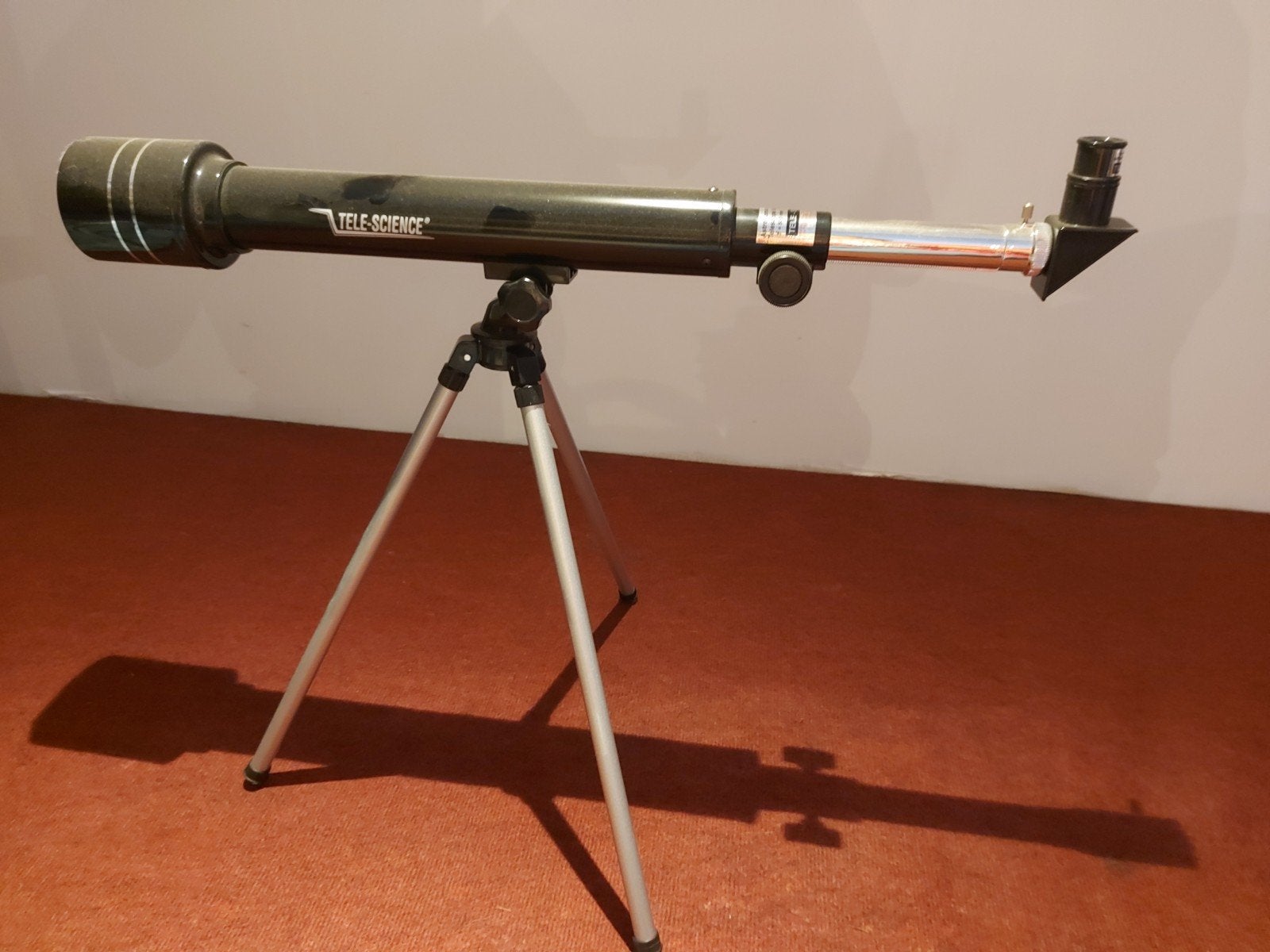 TeleScience Kindertelescoop - In goede staat, TV, Hi-fi & Vidéo, Comme neuf, Enlèvement, Moins de 80 mm, Avec trépied