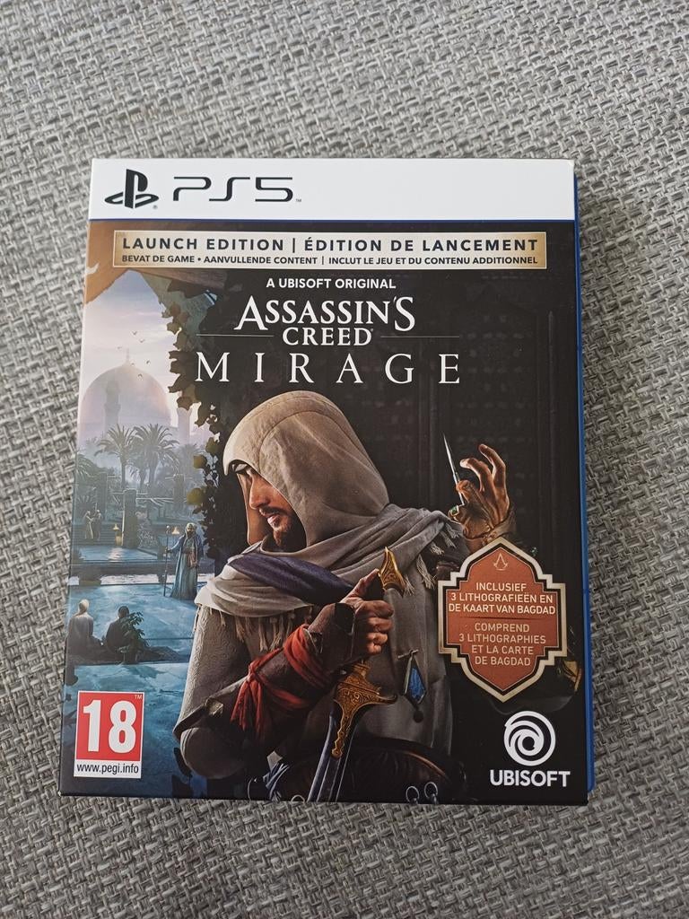 PS5 Assassin's Creed Mirage, Ophalen of Verzenden, Zo goed als nieuw, Vanaf 18 jaar