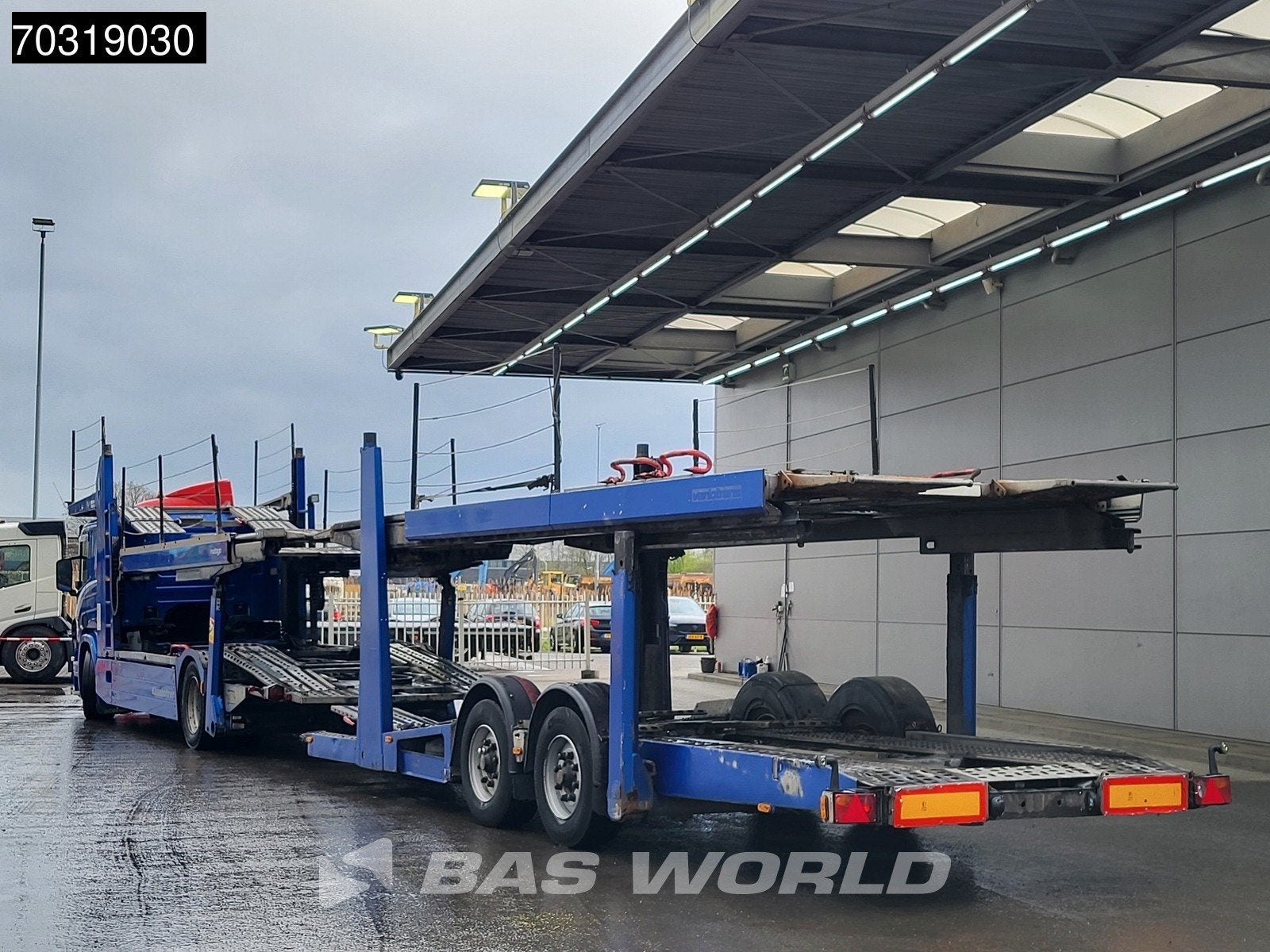 Scania P420 4X2 Kassbohrer Car transporter combi Full Air su, Autos, Camions, Achat, 420 ch, Automatique, Tissu