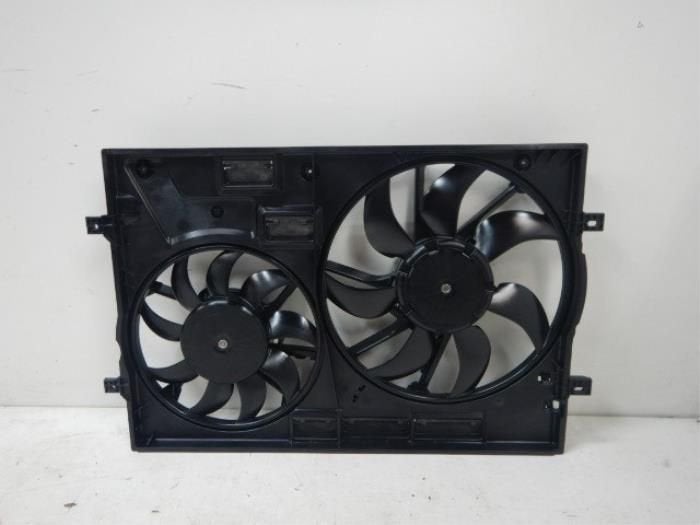 VW Golf 7 Ventilator Dubbelfan + Koelluchtventilator + Behui, Enlèvement ou Envoi, Utilisé