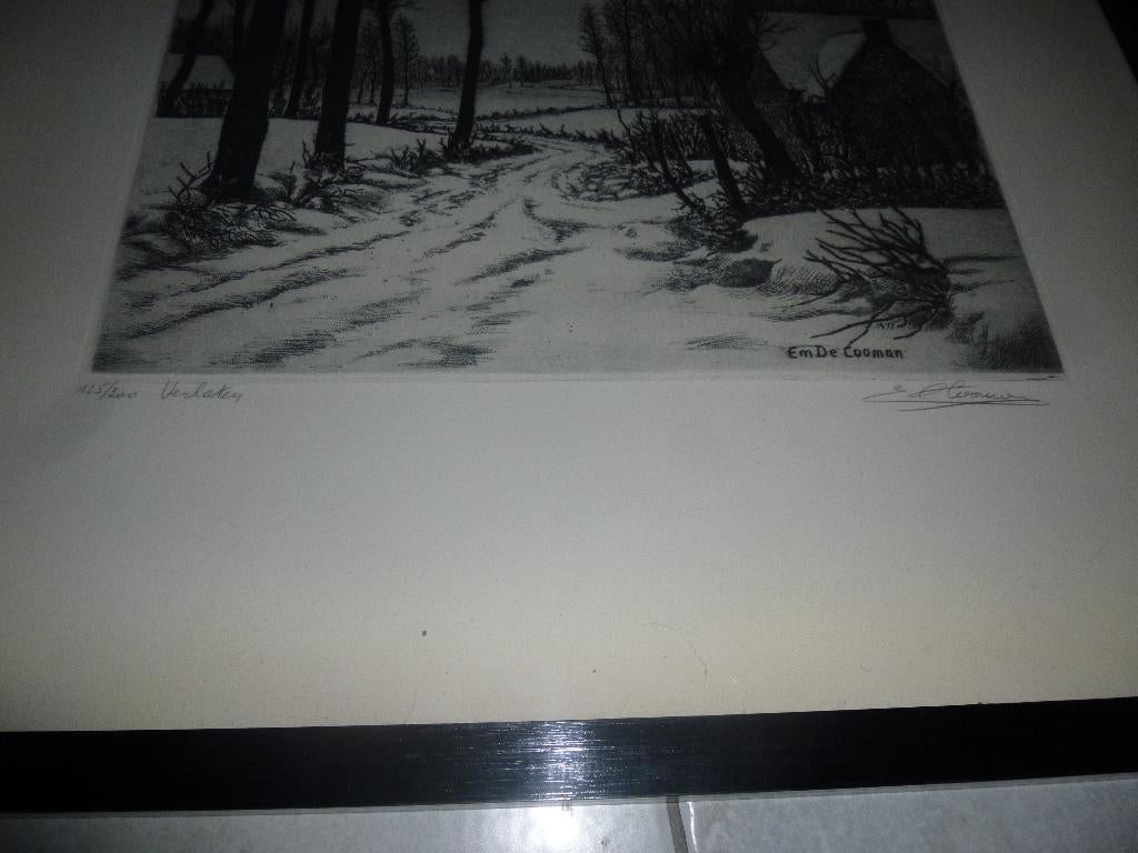 Emile de Cooman , verlaten, Antiek en Kunst, Ophalen of Verzenden