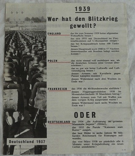 Pamflet, Leaflet, Flugblatt, Nr. G.26, Engels / UK, 1943.(1), Verzamelen, Ophalen of Verzenden, Overige soorten, Overige typen