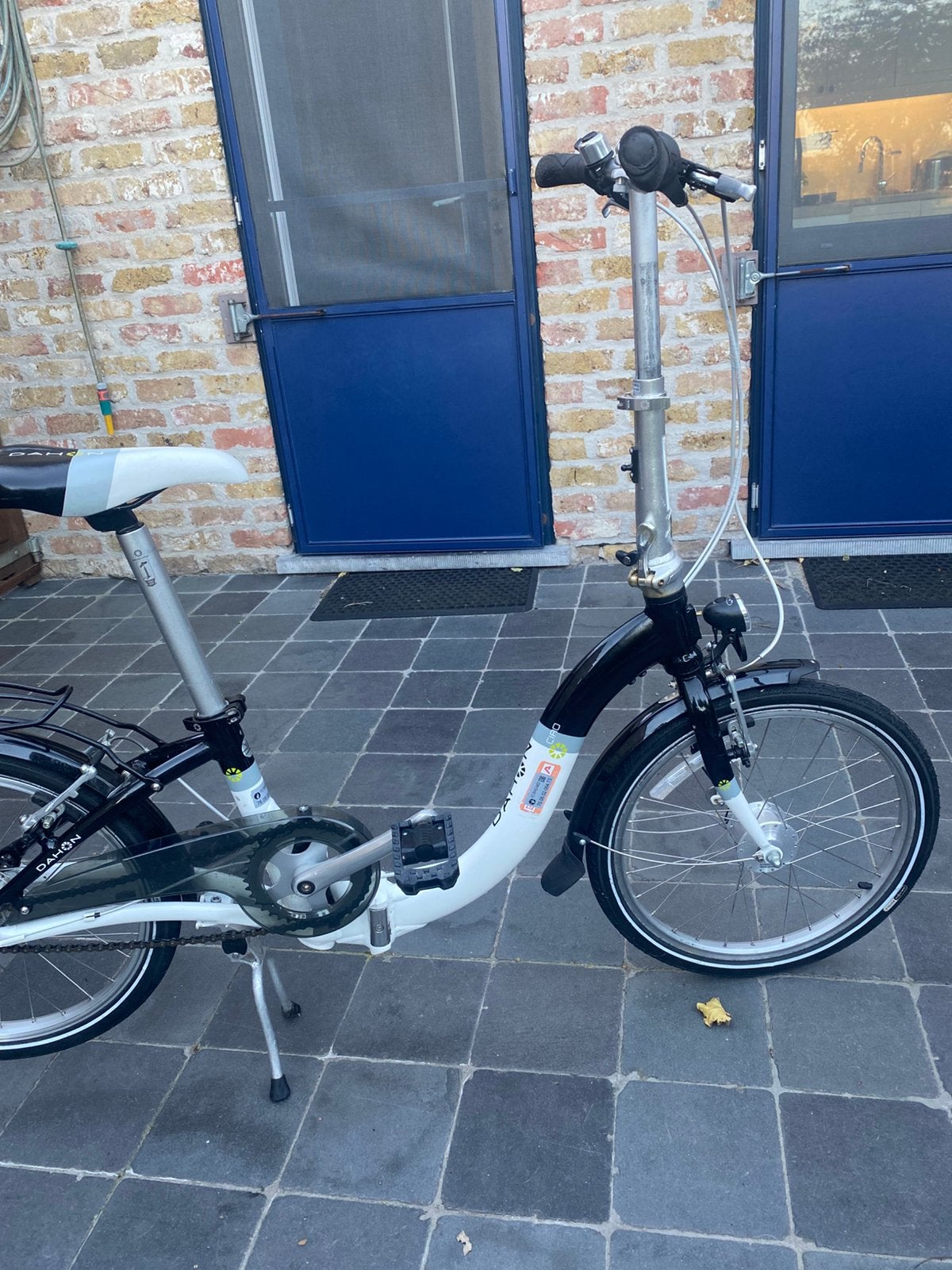 Plooifiets Dahon type Ciao zwart wit, Fietsen en Brommers, Ophalen, Gebruikt, Versnellingen, Totaal opvouwbaar