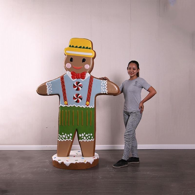 Gingerbread Man — Statue en pain d'épice Hauteur 183 cm