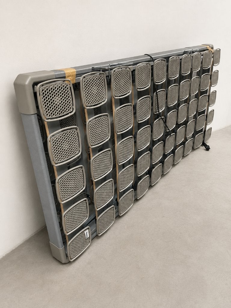 2 elektrische verstelbare Tempur schoteltjes (latten) bodems, Ophalen, 90 cm, Eenpersoons, Zo goed als nieuw