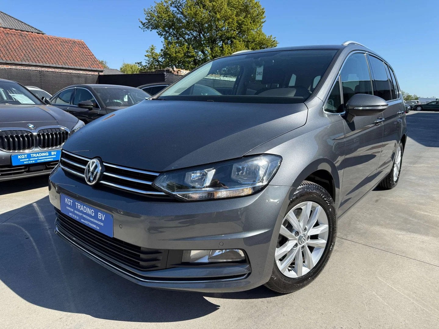 Volkswagen Touran 1.2 TSI 110PK HIGHLINE NAVIGATIE BLUETOOTH, Autos, 1197 cm³, Argent ou Gris, Achat, Euro 6