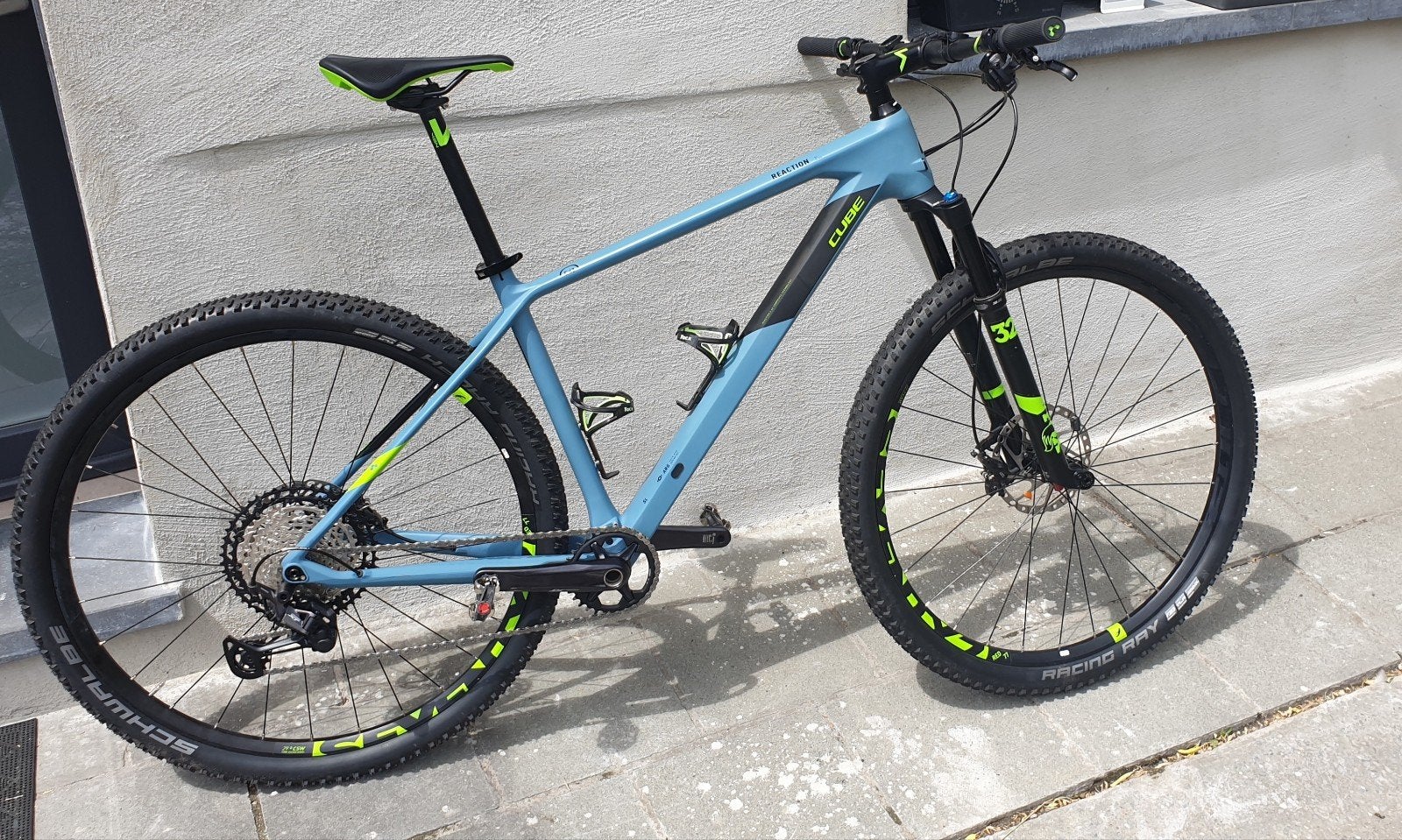 Cube Reaction C:62 SL Carbon Mountainbike (2019) — Nieuwstaa, Hardtail, Heren, Zo goed als nieuw, Schijfrem