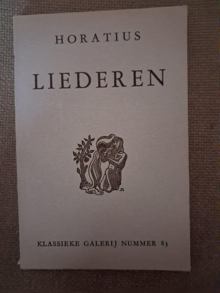LIEDEREN - HORATIUS 1952, Boeken, Ophalen of Verzenden