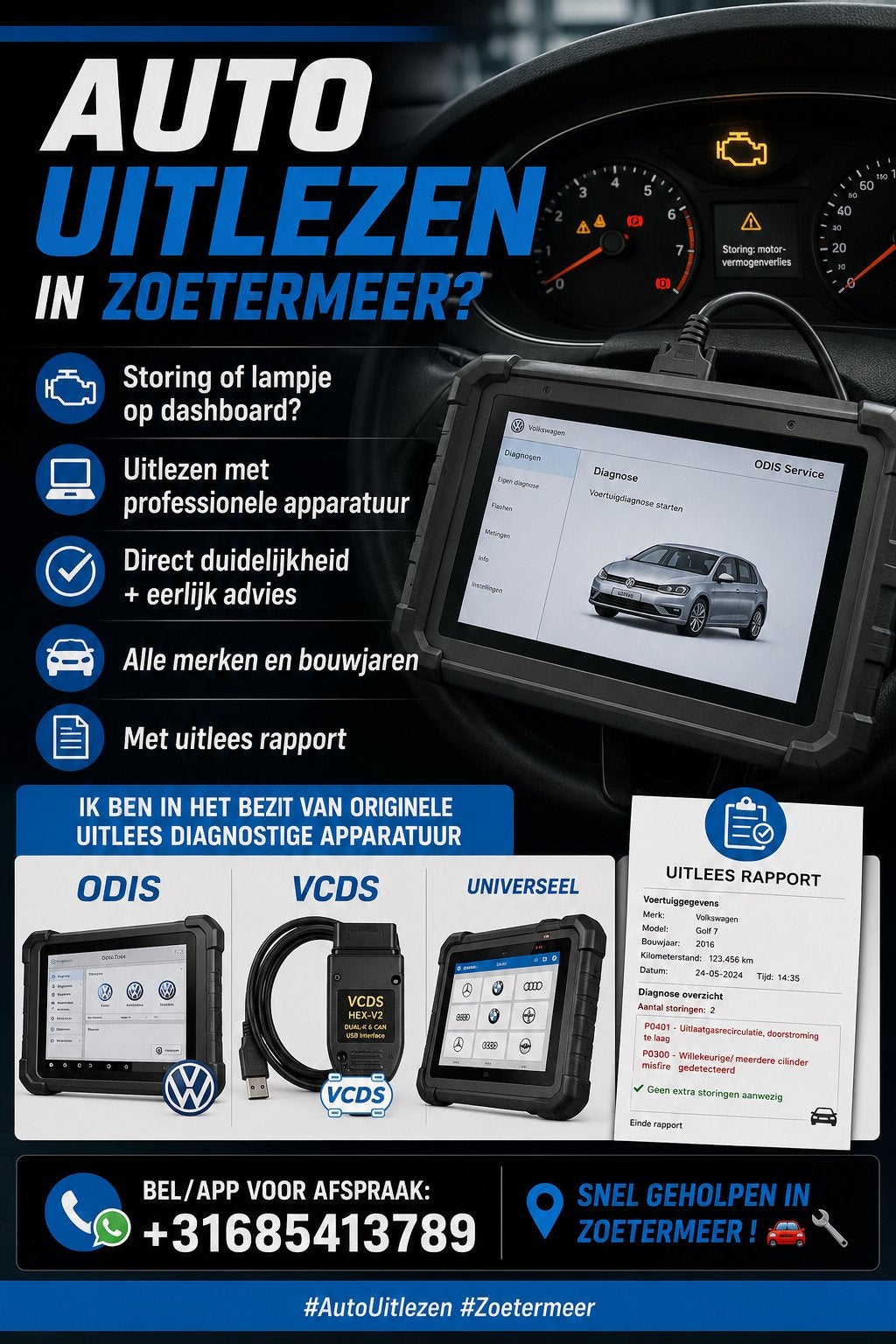 Auto Uitlezen Professionele Diagnose Skoda VAG Alle Merken, Auto-onderdelen, Ophalen of Verzenden, Overige automerken
