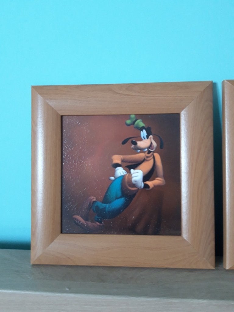 3x Disney schilderij Goofy - Mickey Mouse -Donald duck 20x20, Verzamelen, Ophalen of Verzenden, Donald Duck, Zo goed als nieuw