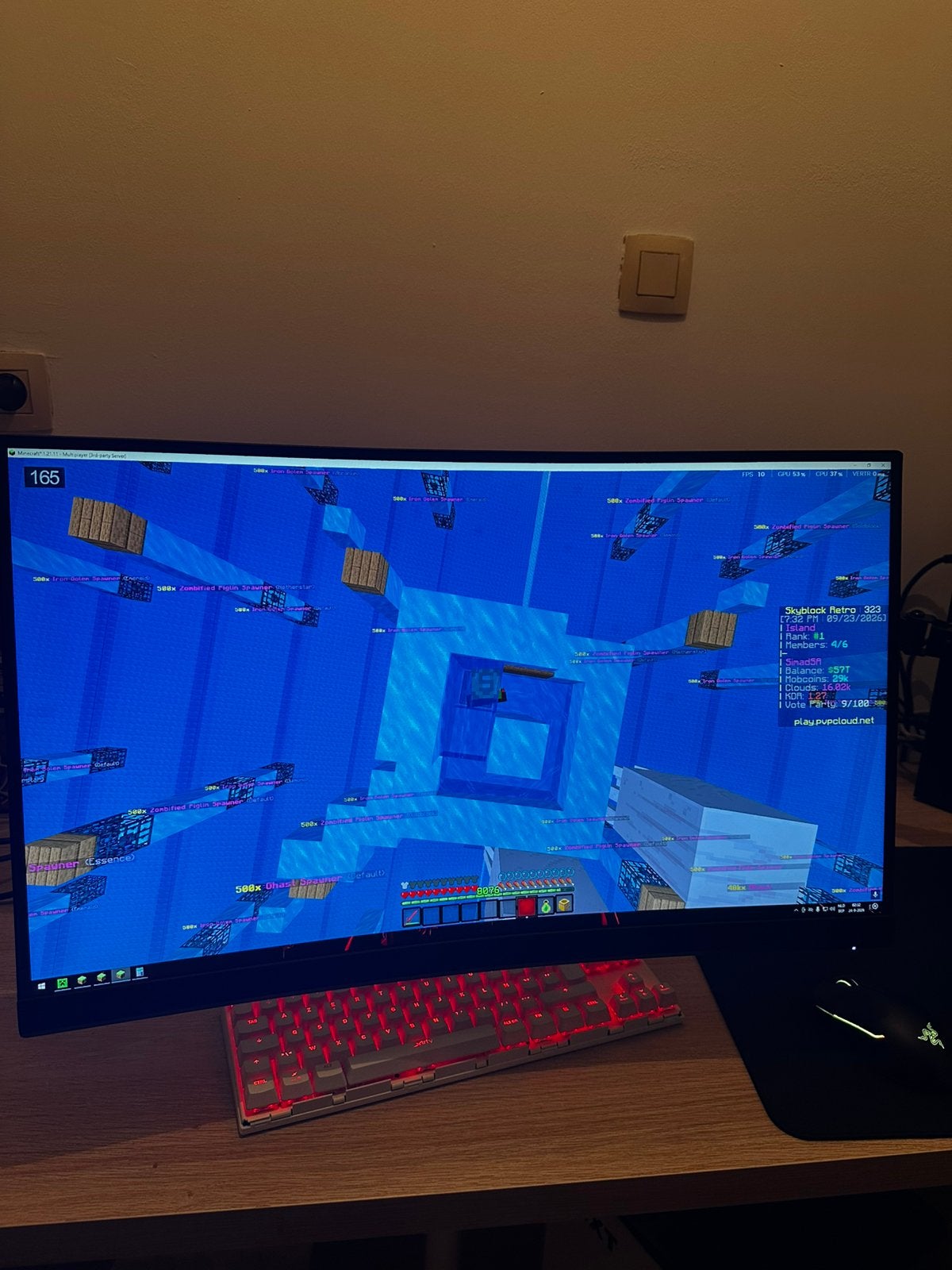 Moniteur de jeu MSI MAG 27" 240 Hz WQHD incurvé, Informatique & Logiciels, Gaming, Connexion casque, Enlèvement ou Envoi, VA