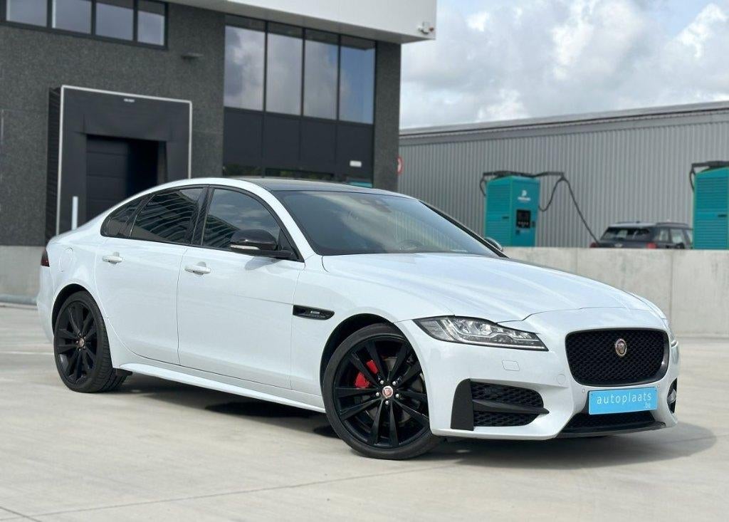 Jaguar XF R-Sport 2019, 180 ch, noir, pack de 12m garantie, Autos, Cuir, Achat, Euro 6, Entreprise