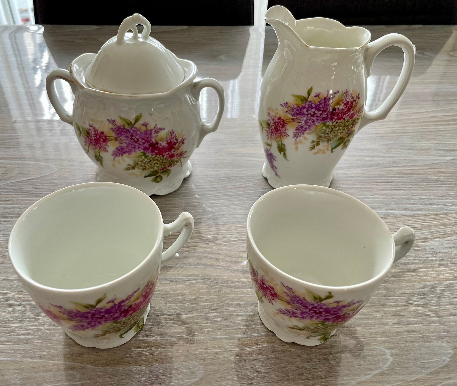 Superbe Service à thé / café en porcelaine, années 1920, Enlèvement, Comme neuf, Porcelaine, Vintage
