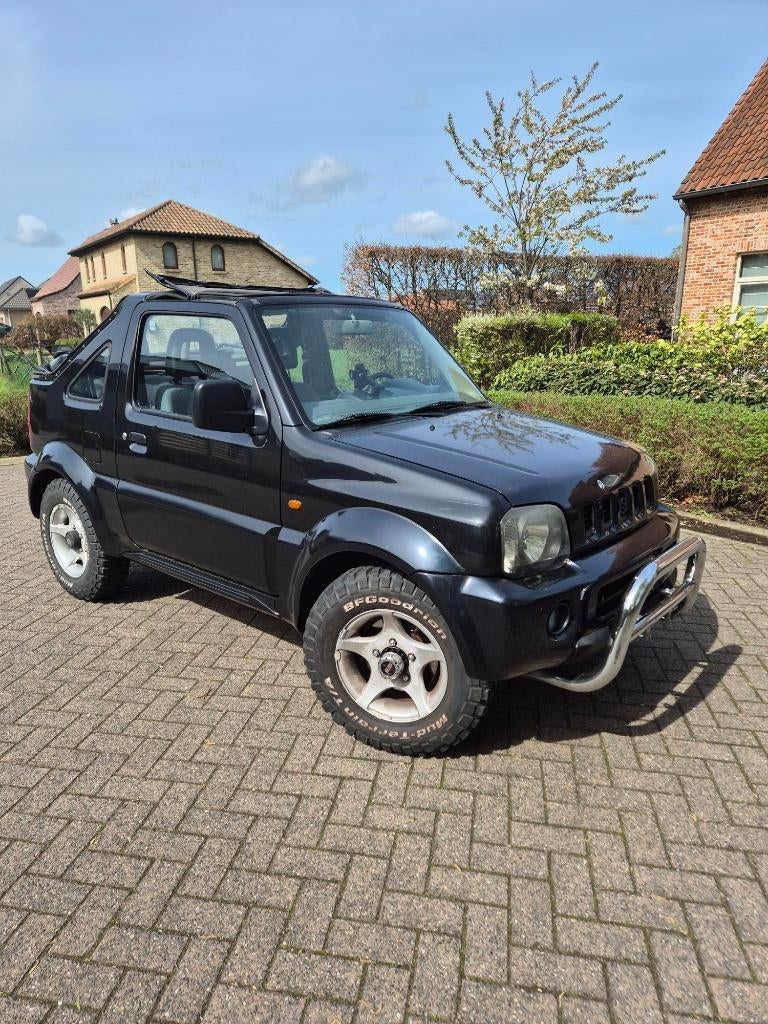 Suzuki Jimny Cabrio, Auto's, 4 zetels, Stof, Cabriolet, Zwart