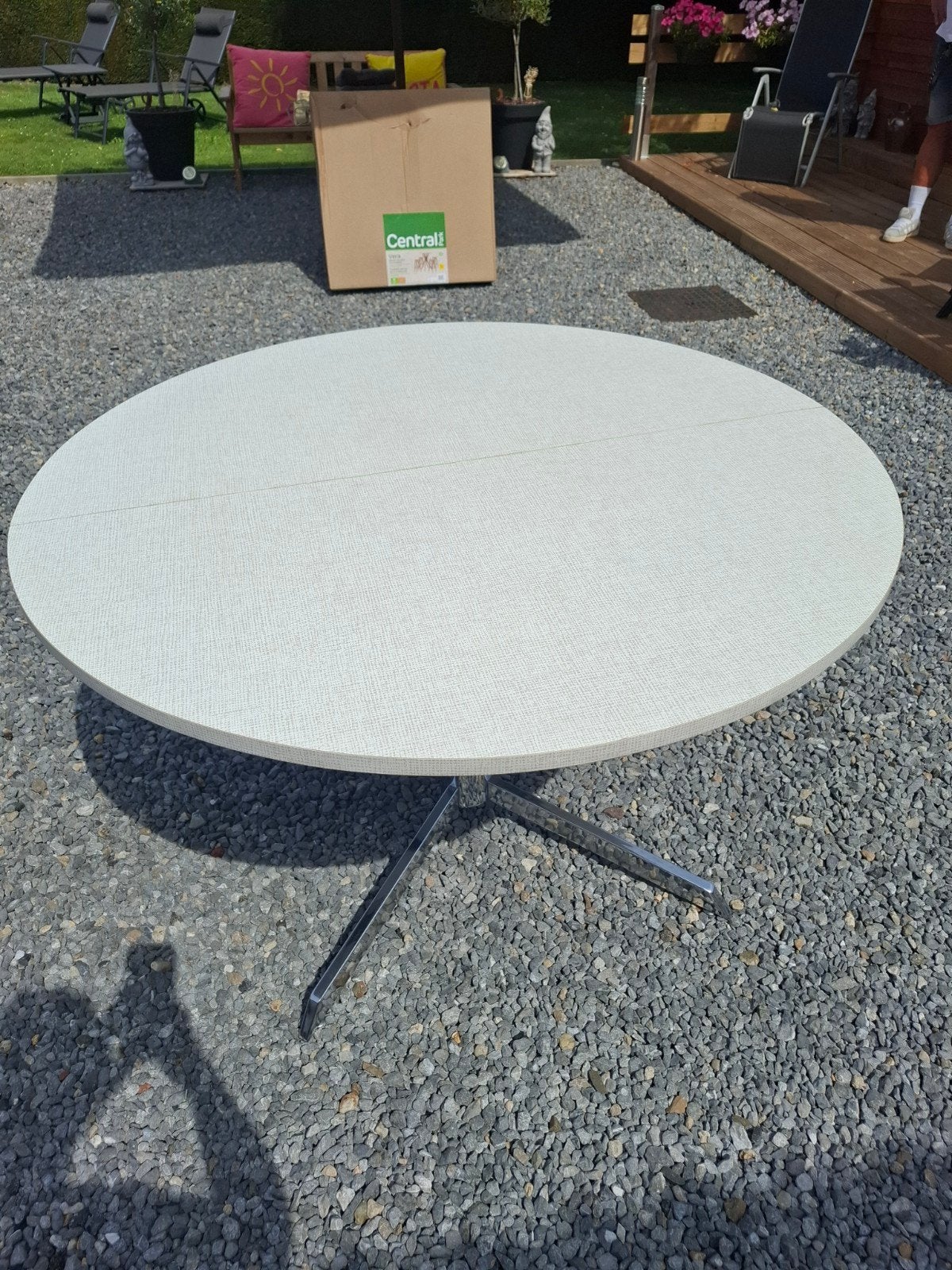 Table avec allonge, Maison & Meubles, Enlèvement
