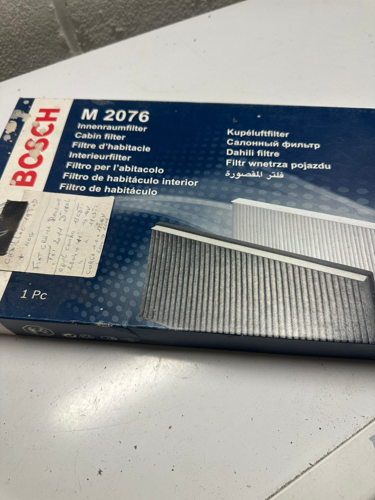 Nieuw Bosch interieurfilter M2076 Opel Chevrolet,.., Enlèvement, Opel
