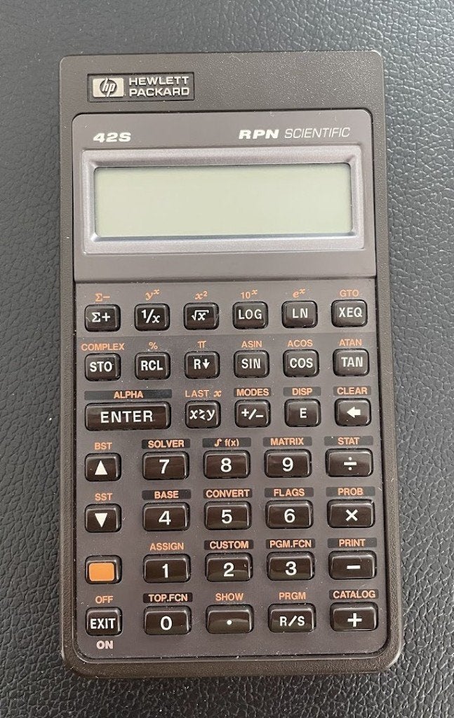 HP 42S Grafisch wetenschappelijk rekenmachine, Enlèvement, Calculatrices graphique, Utilisé
