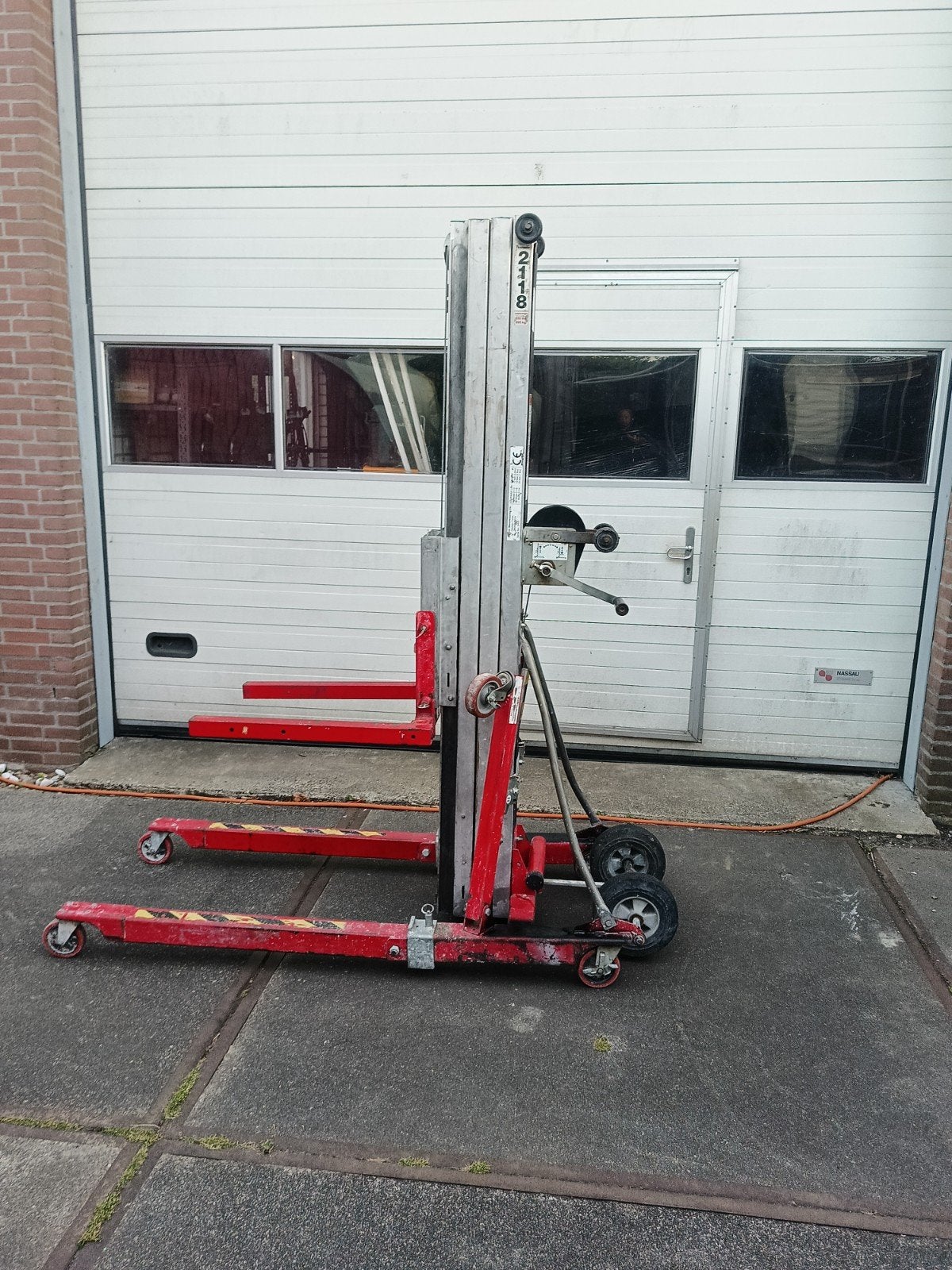 Montagelift kanaallift, Enlèvement