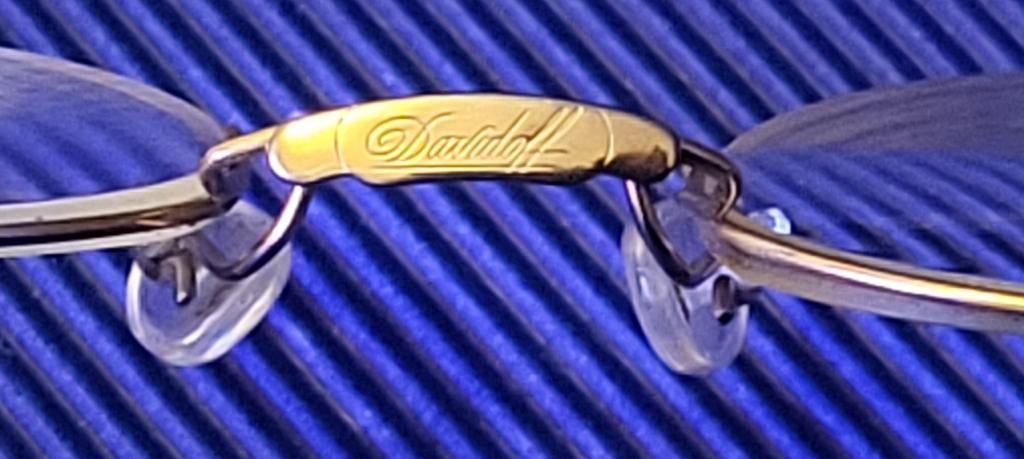 Davidoff vintage bril 12K goudgevuld, Ophalen, Gebruikt, Bril