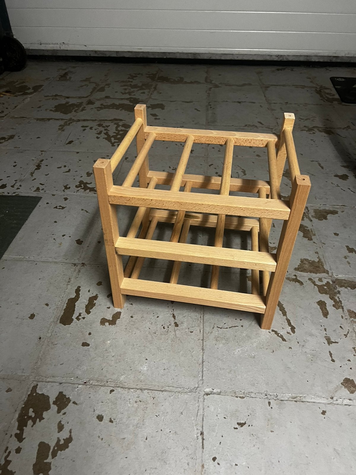 IKEA wijnrekje in hout, Huis en Inrichting, Woonaccessoires | Wijnrekken, Ophalen, Gebruikt, Hout