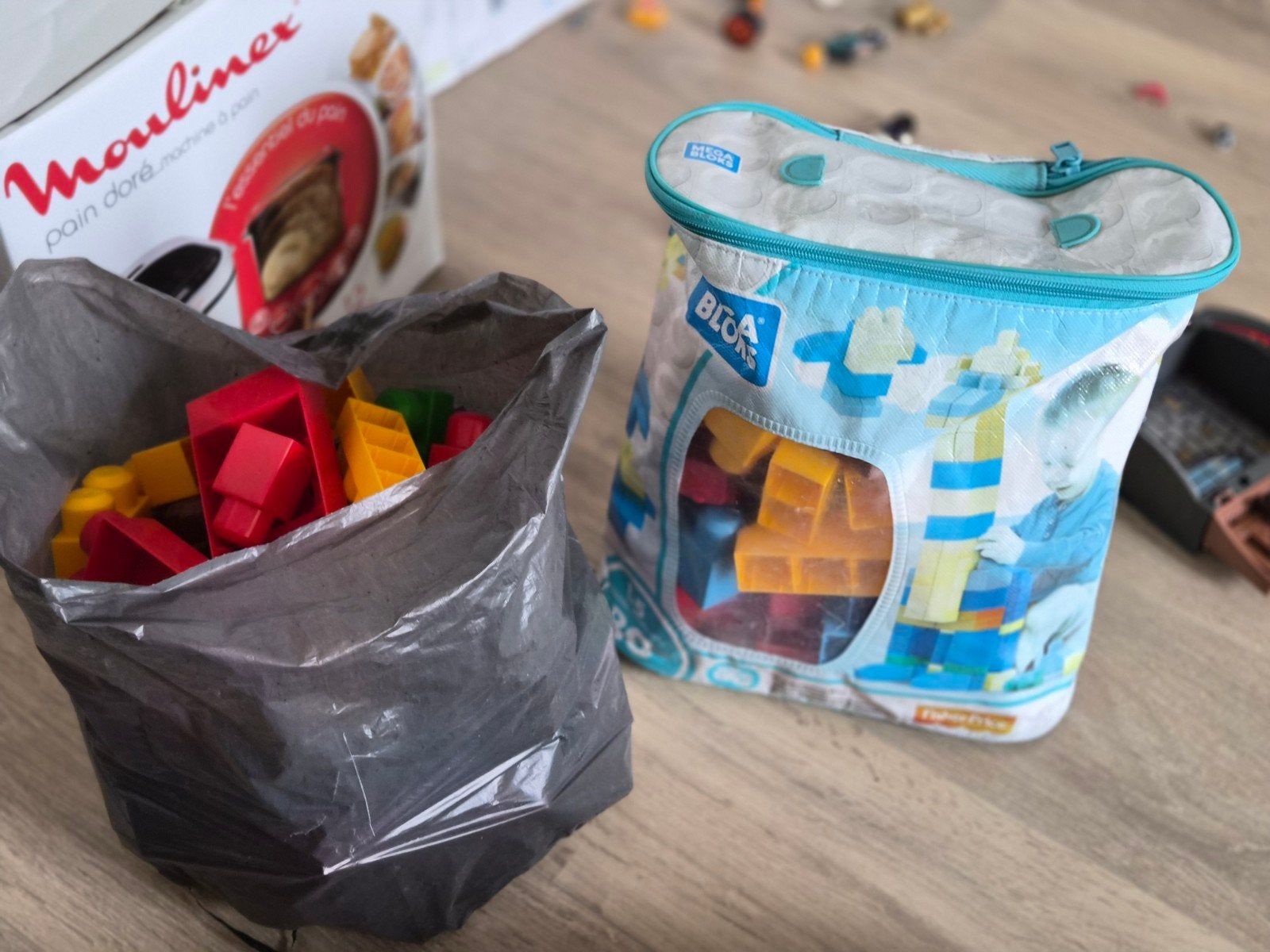 Lot de briques de construction type Duplo / Mega Bloks, Enlèvement