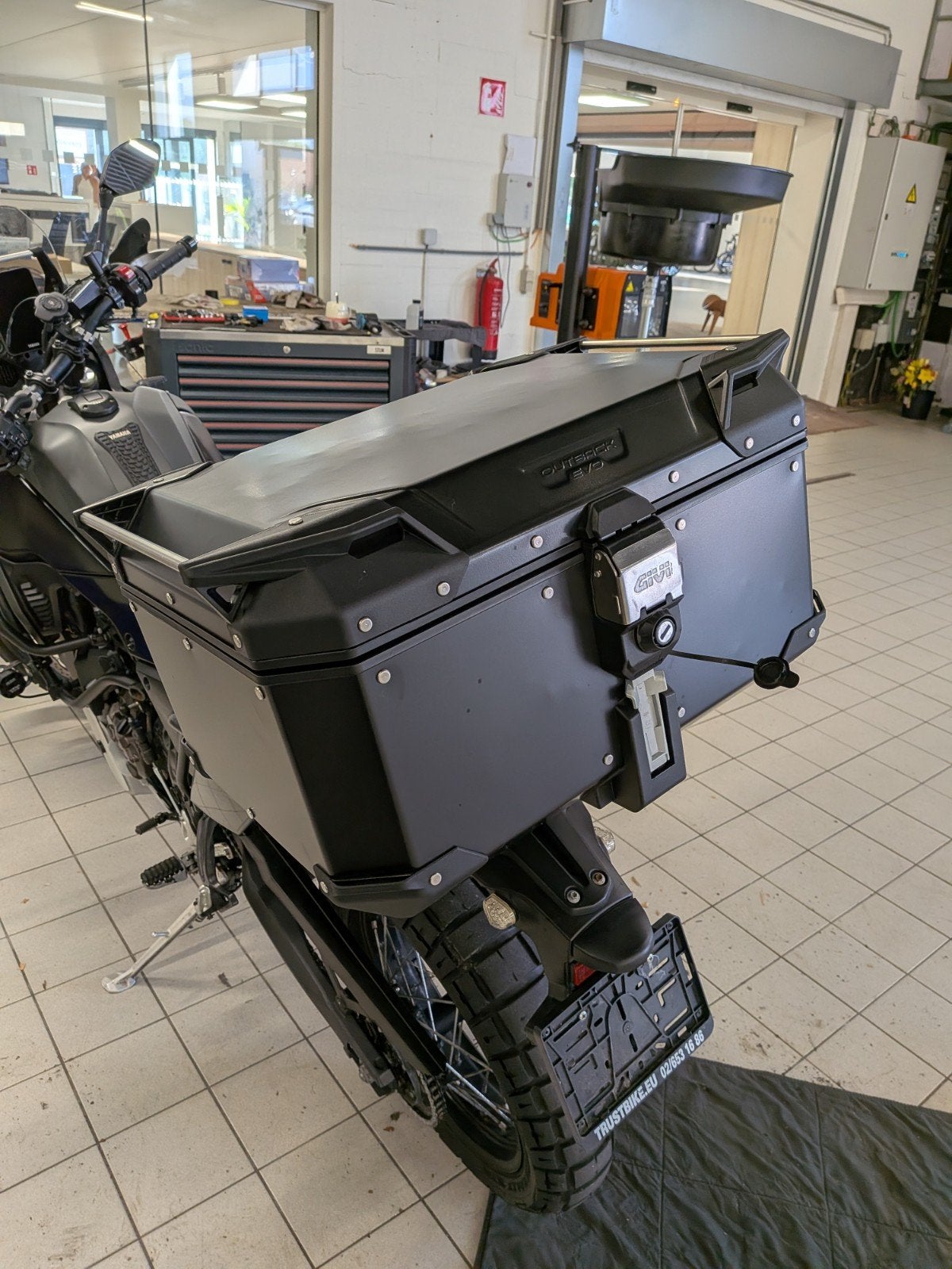 GIVI outback Evo topkoffer Tenere 700, Motoren, Ophalen, Gebruikt