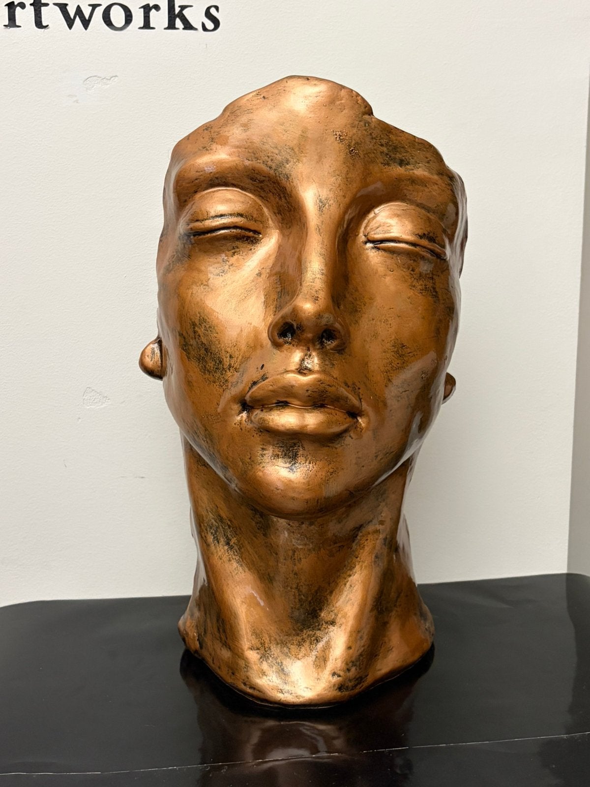 Sculpture faciale XL 50 cm, nouvelle, Antiquités & Art, Art | Sculptures & Bois, Enlèvement